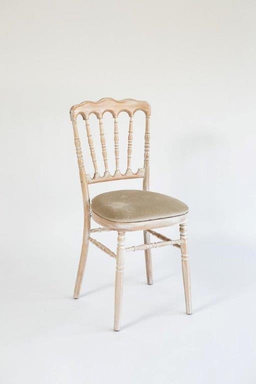Καρέκλα Napoleon ξύλινη ντεκαπέ