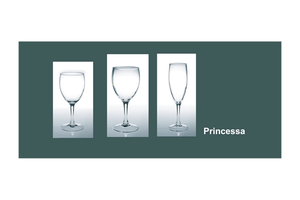 Ποτήρια σειρά Princessa - Νερού 31 cl